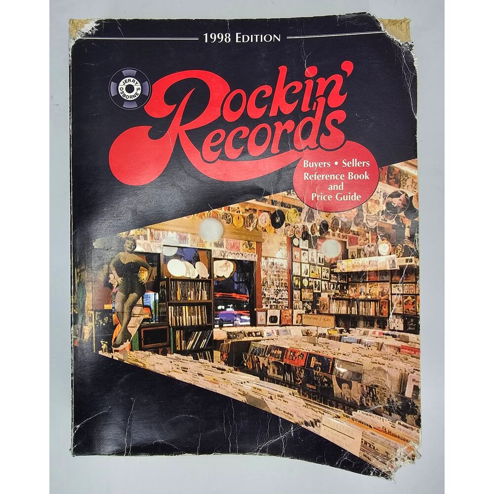 ROCKIN' RECORDS 1998 Edition Paperback Music Band Reference Y2K Vintage Gift